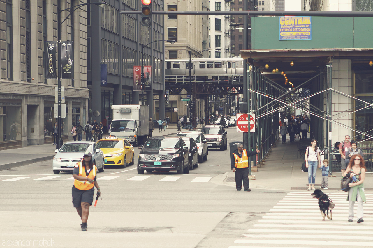 Foto von Kreuzung in Chicago