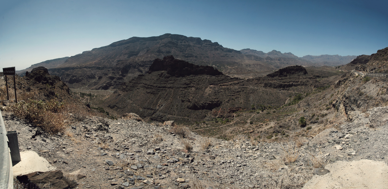 Foto von Gran Canaria Panorama Berge Steine