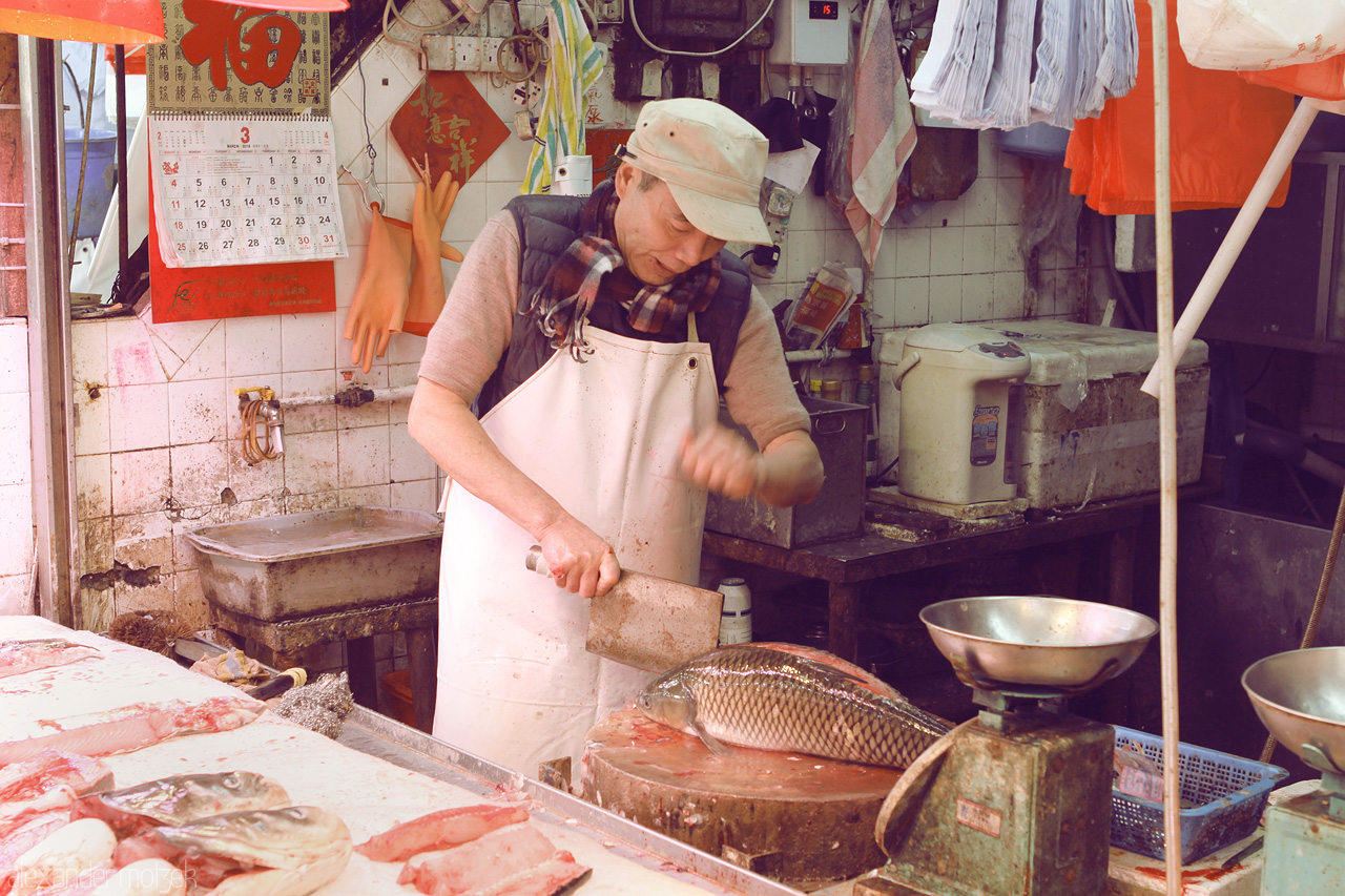 Foto von Fischmarkt in Mong Kok