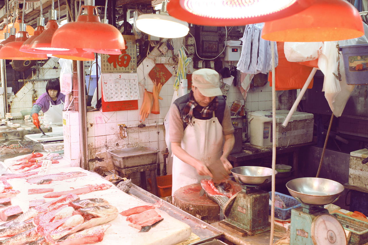 Foto von Fischmarkt in Mong Kok