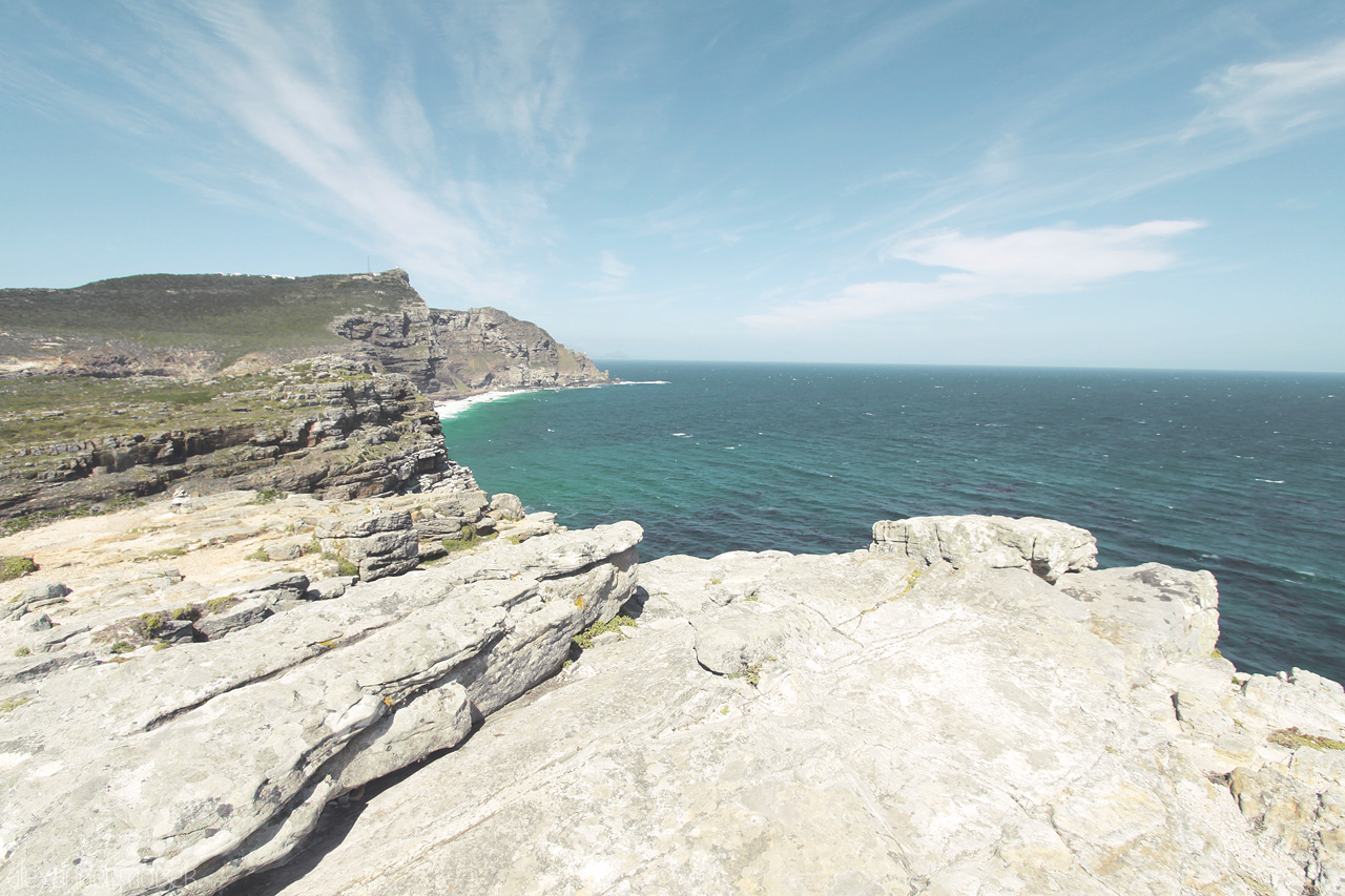 Foto von Kap der guten Hoffnung mit Blick auf den ikonischen Leuchtturm